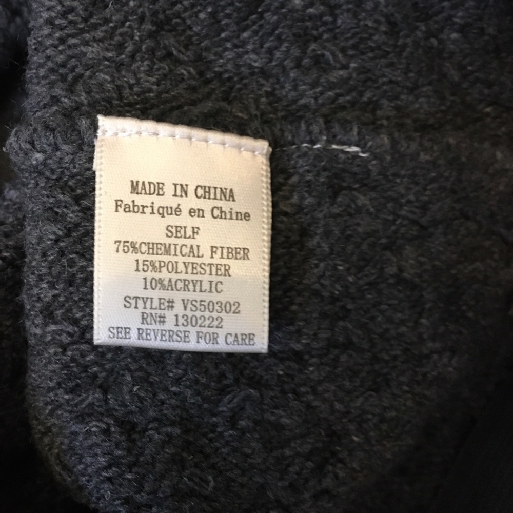 Grey knit mini skirt - Picture 3 of 3